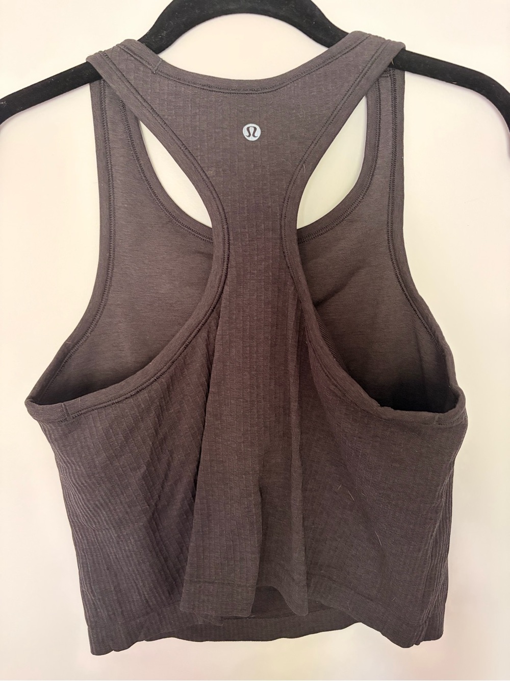 lululemon athletica Black Ribbed Racerback Tank - Picture 2 of 2